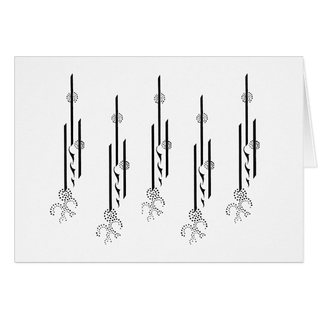 Aubrey Beardsleyの署名カードII (正面横)