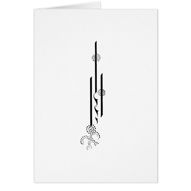 Aubrey Beardsleyカード (正面)