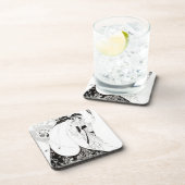 Aubrey Beardsley孔雀のスカートのコースター コースター (右側)