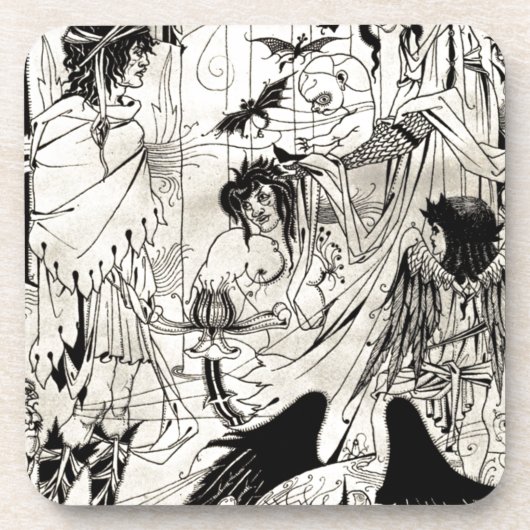 Aubrey Beardsley著夢 コースター (正面)