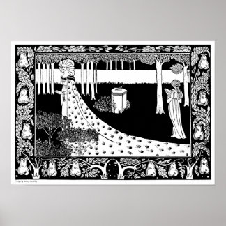 Aubrey Beardsley Illustration ポスター