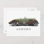 Auburn_851カード ポストカード (正面/裏面)