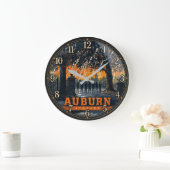 Auburn Alabama Sunset ラージ壁時計 (ホーム)