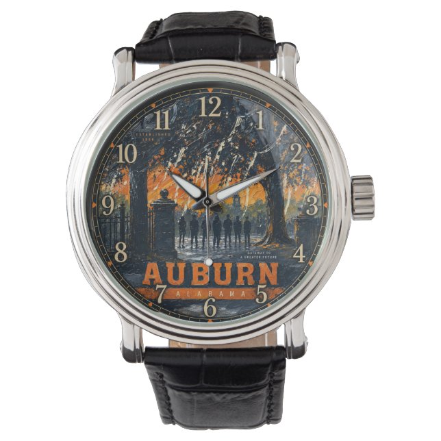 Auburn Alabama Sunset  腕時計 (正面)
