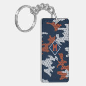 Auburn Deep-South Tiger Spirit Camo  キーホルダー (正面左)