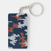 Auburn Deep-South Tiger Spirit Camo  キーホルダー (裏面)