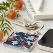 Auburn Deep-South Tiger Spirit Camo  キーホルダー (正面右)