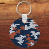 Auburn Deep-South Tiger Spirit Camo  キーホルダー (裏面)