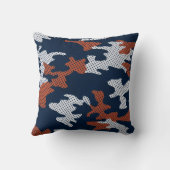 Auburn Deep-South Tiger Spirit Camo  クッション (裏面)