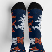 Auburn Deep-South Tiger Spirit Camo  ソックス (上部)