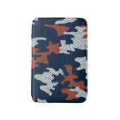 Auburn Deep-South Tiger Spirit Camo  バスマット (正面縦)