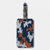 Auburn Deep-South Tiger Spirit Camo  ラゲッジタグ (裏面縦)