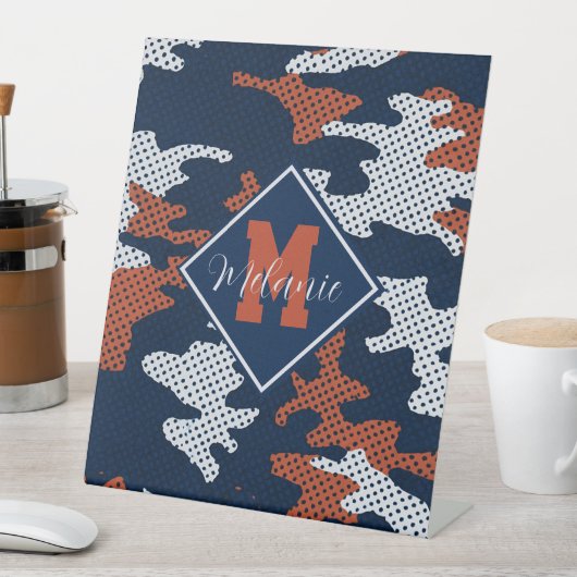 Auburn Deep-South Tiger Spirit Camo  台座サイン (インサイチュ)