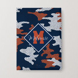 Auburn Deep-South Tiger Spirit Camo  缶バッジ