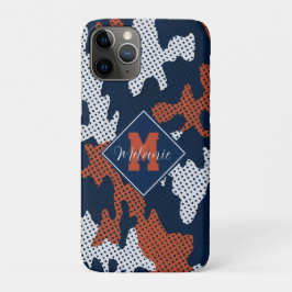 Auburn Deep-South Tiger Spirit Camo  iPhone 11 Proケース
