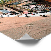 Auburn, New York, Bird's Eye View,ヴィンテージ ポスター (角)