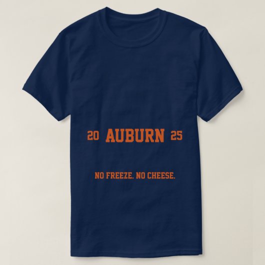 Auburn Tigers 2025 Tシャツ (デザイン正面)