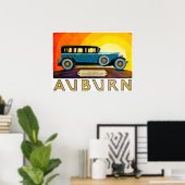 Auburn ~ Vintage Motor Car Advertisement ポスター (ホームオフィス)