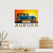 Auburn ~ Vintage Motor Car Advertisement ポスター (キッチン)