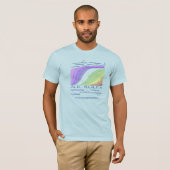 AUCルール、魚、カスタムテキスト、ライト Tシャツ (正面フル)