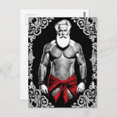 Auch der Weihnachtsmann wünscht ein frohes Fest l ポストカード (正面/裏面)