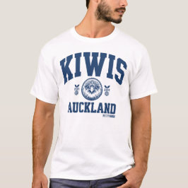 Auckland Kiwis - Vintage Style_Blau Tシャツ