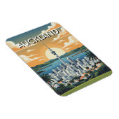Auckland New Zealand Postcard マグネット (右側)