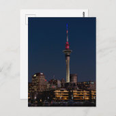 Auckland night light, Sky Tower, ポストカード (正面/裏面)