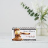 Auctioneer Services 名刺 (スタンド正面)