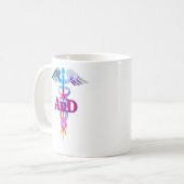 AuDカドゥセウス聴診医 コーヒーマグカップ (正面左)