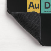 Audhd 元素周期表 自閉症+ADHD ネิร์ド レトロデザイン マウスパッド (コーナー)