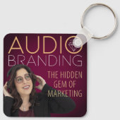 Audio Branding Podcast Keychain キーホルダー (裏面)