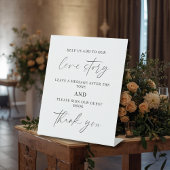 Audio Guest Book Wedding Tabletop Sign 台座サイン