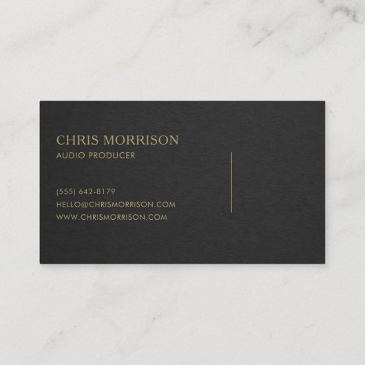 Audio Producer 名刺 (裏面)