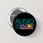 Audio Riot Band Logo Circle Pin 缶バッジ (正面&裏面)