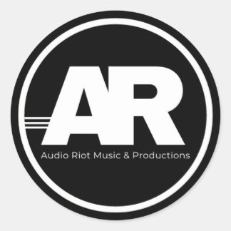 Audio Riot sticker ラウンドシール