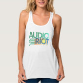 Audio Riot Tank Top Beach Faded (Women's) タンクトップ (正面)