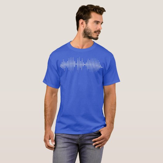 Audio Wave Sound Engineer Music Producer Tシャツ (正面フル)