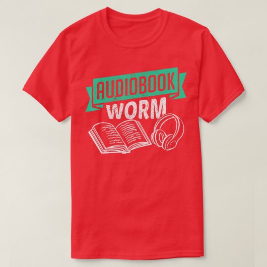 Audiobook Worm Storyの恋人 Tシャツ (デザイン正面)