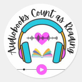Audiobooksの読数 ラウンドシール