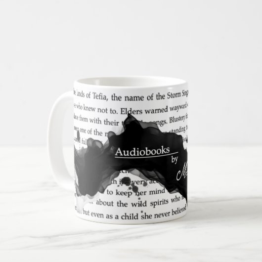 Audiobooks by M Inksplash Mug コーヒーマグカップ (正面左)