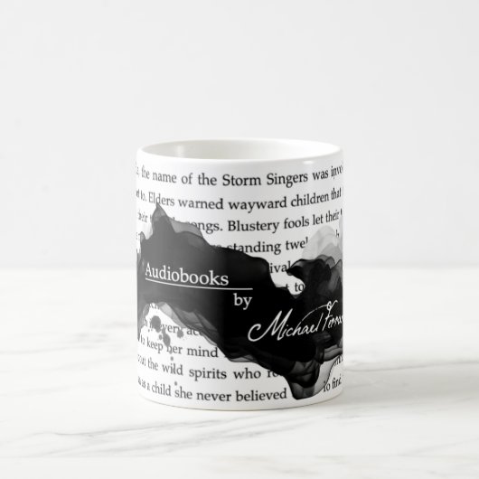 Audiobooks by M Inksplash Mug コーヒーマグカップ (中央)