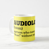 Audiologist Definition Coffee Cup コーヒーマグカップ (正面左)