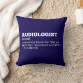 Audiologist Definition Humor Pillow クッション (ブランケット)