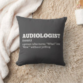 Audiologist Funny Definition Pillow クッション (ブランケット)