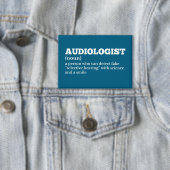 Audiology Student Funny Definition 缶バッジ (インサイチュ)