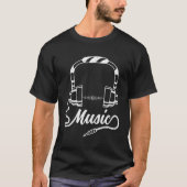 Audiophile Music Sound Guy Dj Tシャツ (正面)