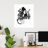 AudioPhile Raveポスター ポスター (ホームオフィス)