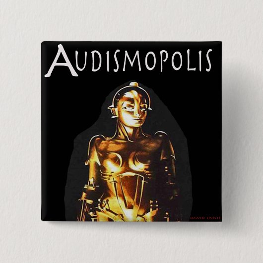 Audismopolis 缶バッジ (正面)