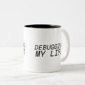 Audit Fuel High-Contrast ツートーンマグカップ (正面右)